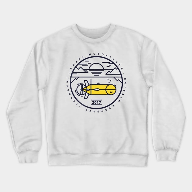 Boaty McBoatface Launch Crewneck Sweatshirt by graysond